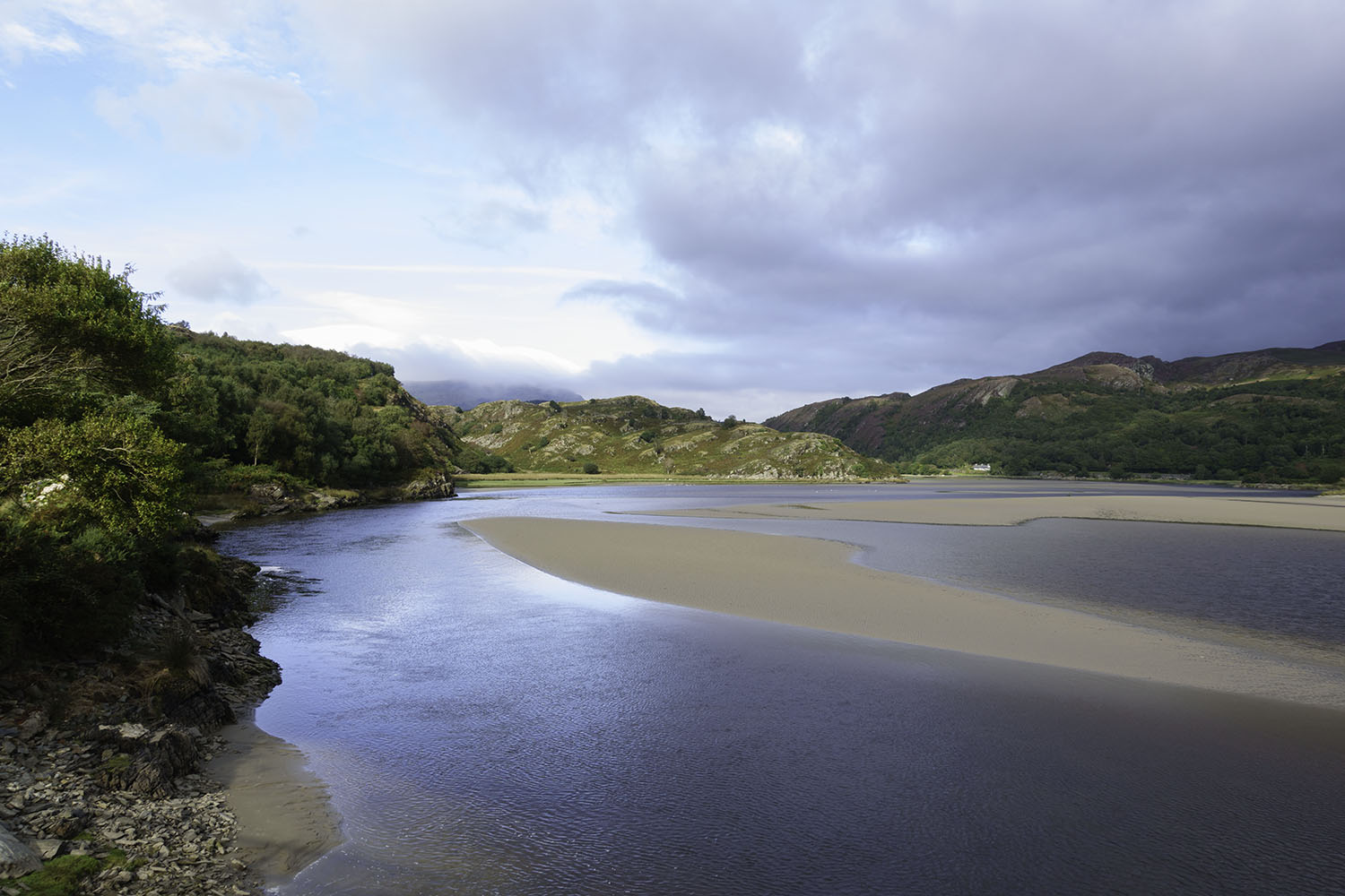 Paddle Boarding Location UK Afon Dwyryd Estuary Wales