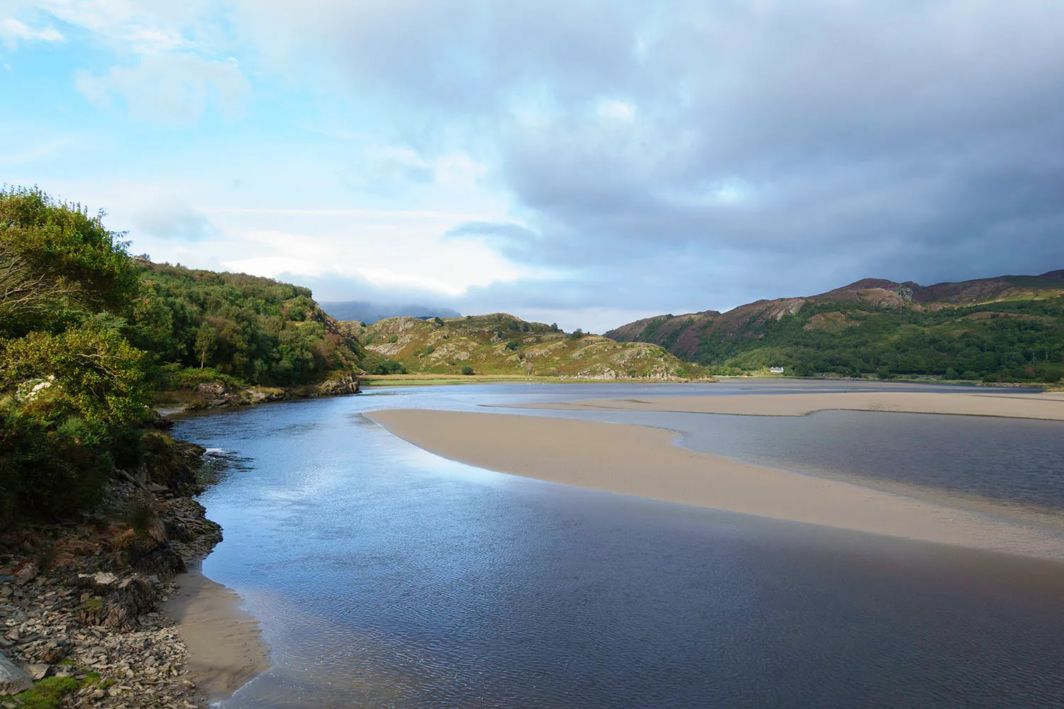 Paddle Boarding Location UK Afon Dwyryd Estuary Wales