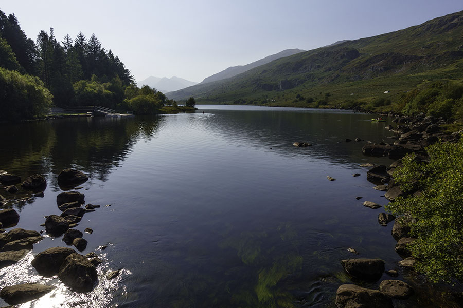 Llynnau Mymbyr Foot Bridge Paddle Boarding Location UK Llynnau Mymbyr Wales