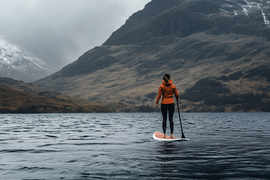 SUP in the highlands Weather wise SUP in the highlands