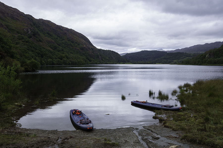 Paddle Boarding Location UK Llyn Dinas Wales