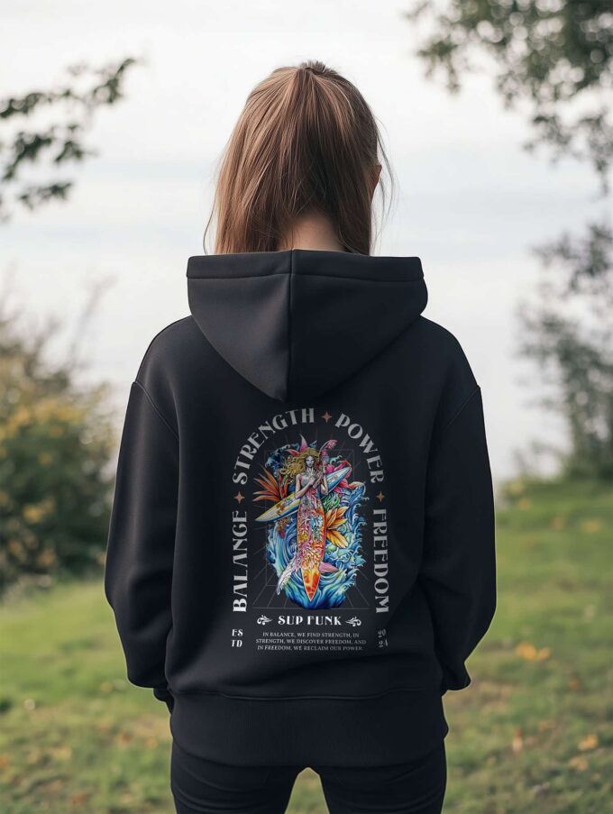 Balance Strength Hoodie (White Text)