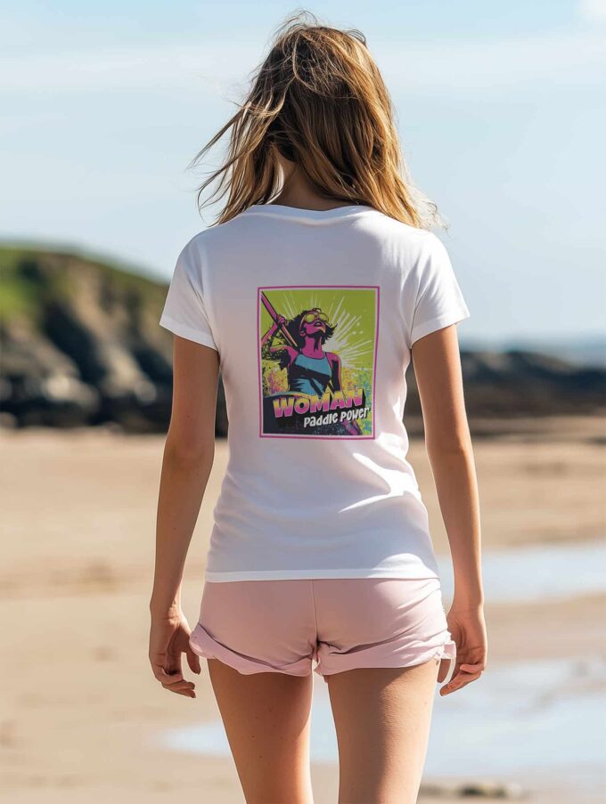Woman Paddle Power White T-Shirt