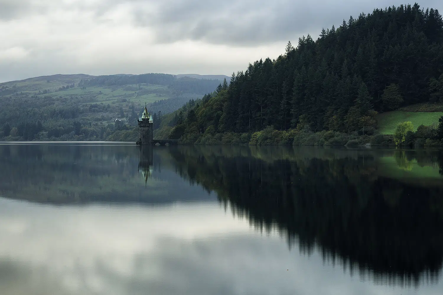 Lake Vyrnwy Paddle Board Location