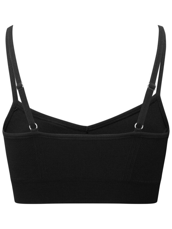 Streamline Sports Bra in Black with SUP Funk Chest Logo