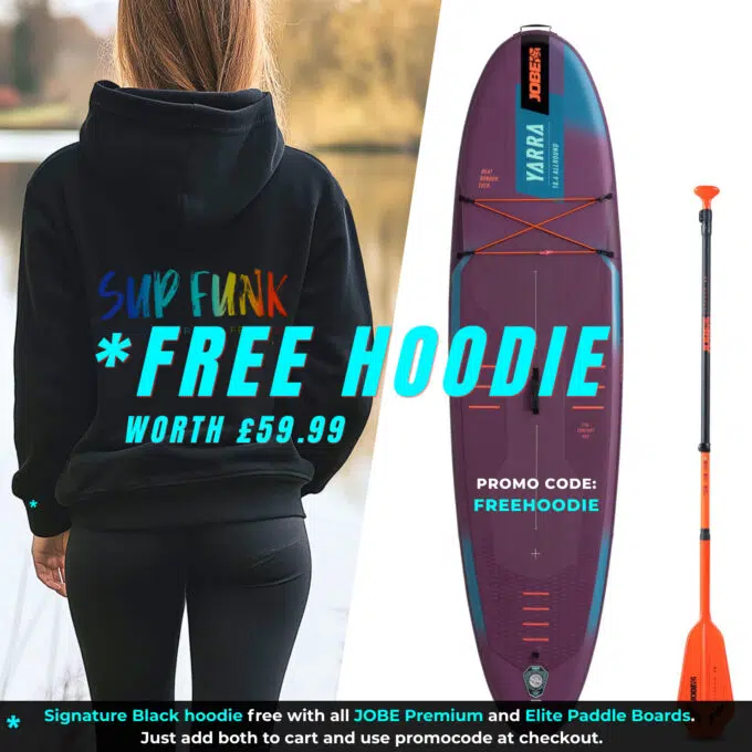 Free SUP Funk Hoodie with Paddle Board Promotion