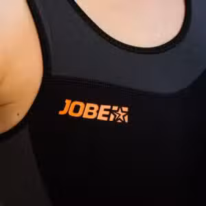 Jobe Porto 2mm Long John Womens Wetsuit Closeup Chest Logo