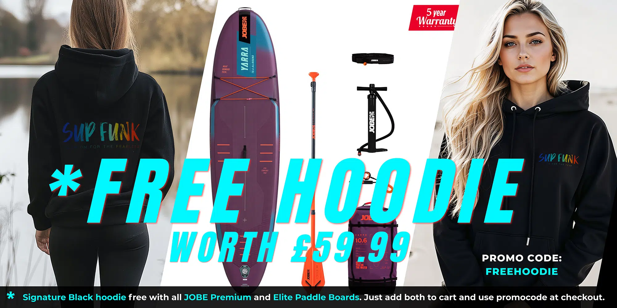 Free SUP Funk Hoodie Promotion