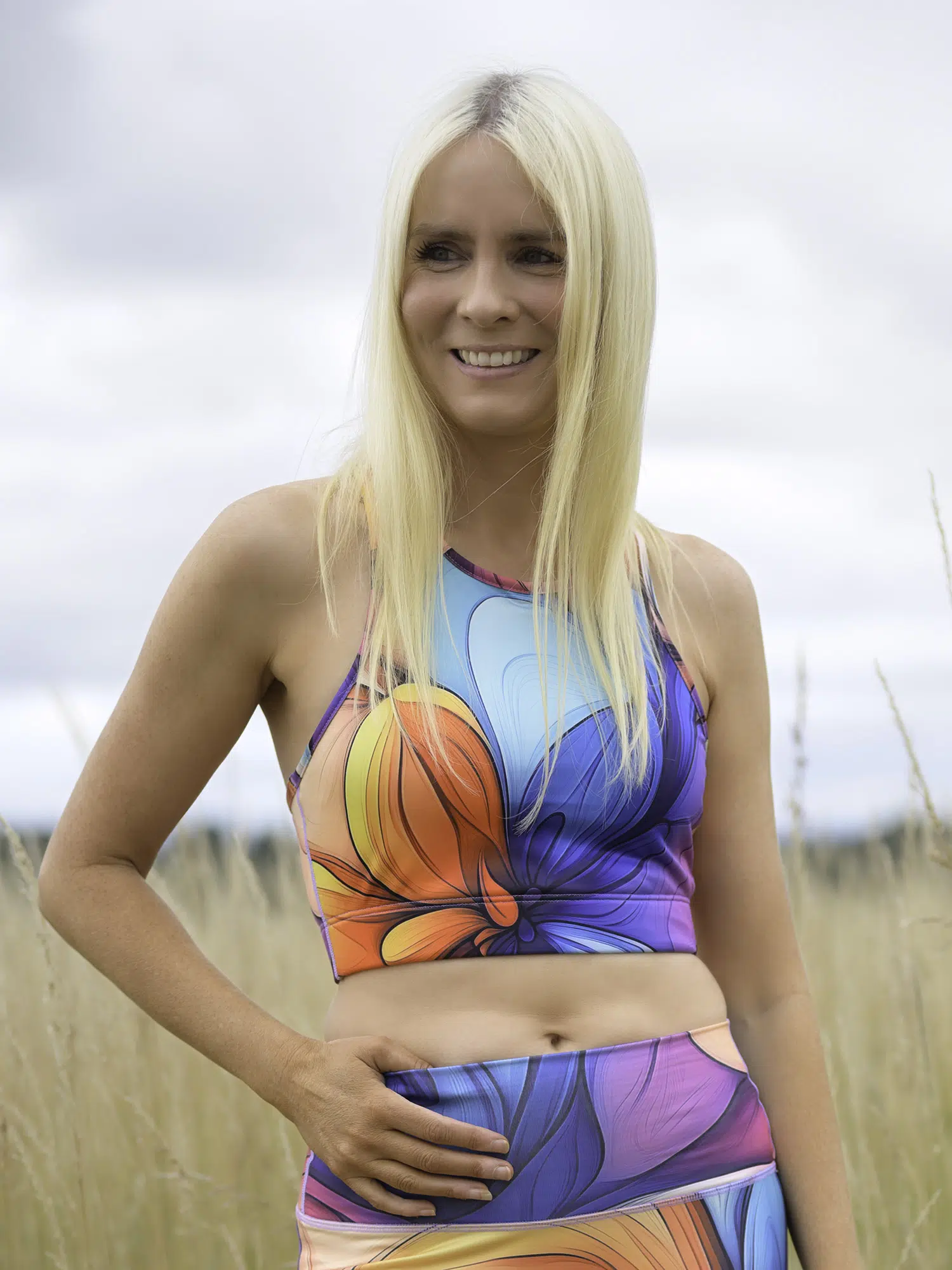Aurora Sustainable Activewear Sports Bra Top by SUP Funk