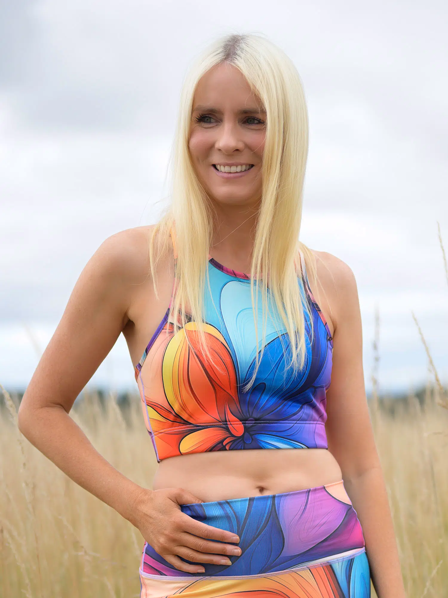 Aurora Sustainable Activewear Sports Bra Top by SUP Funk