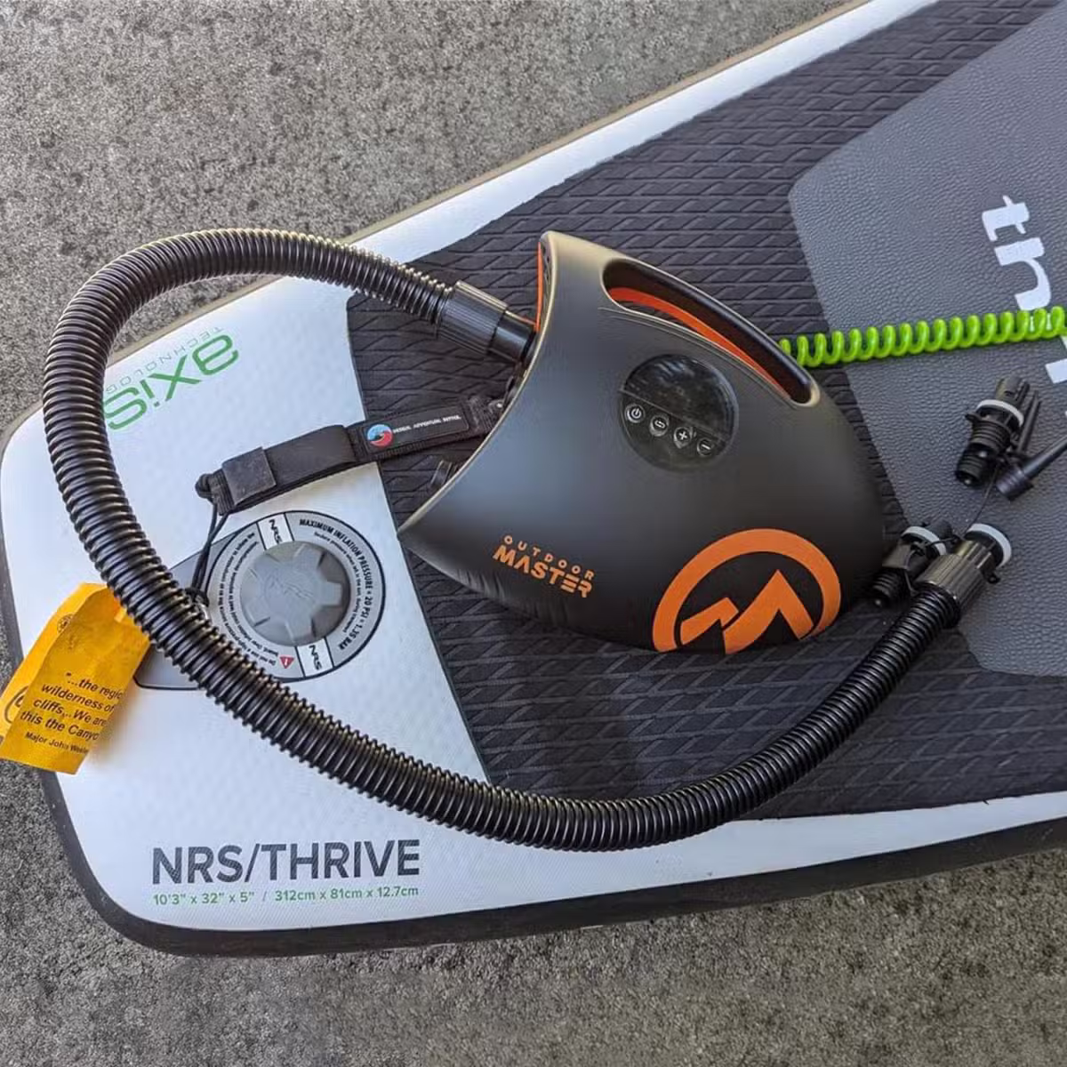 Outdoor Master Shark 2S Rechargeable Electric SUP Pump