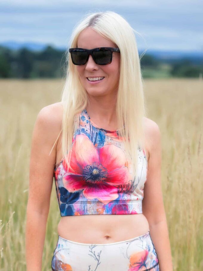 SUP Bloom Sustainable Activewear Sports Bra Top by SUP Funk