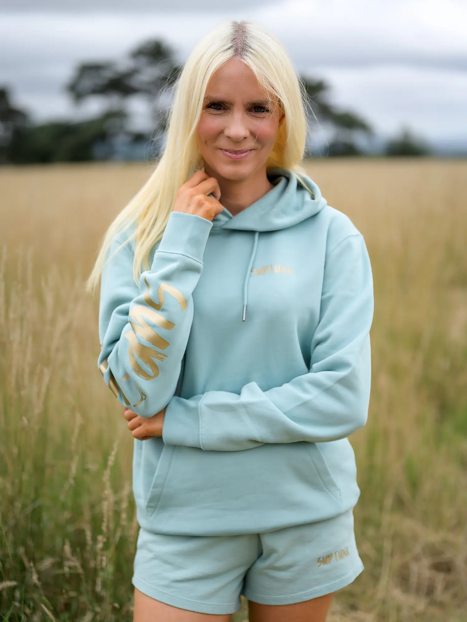 Signature Luxe Collection Hoodie Jade and Gold by SUP Funk