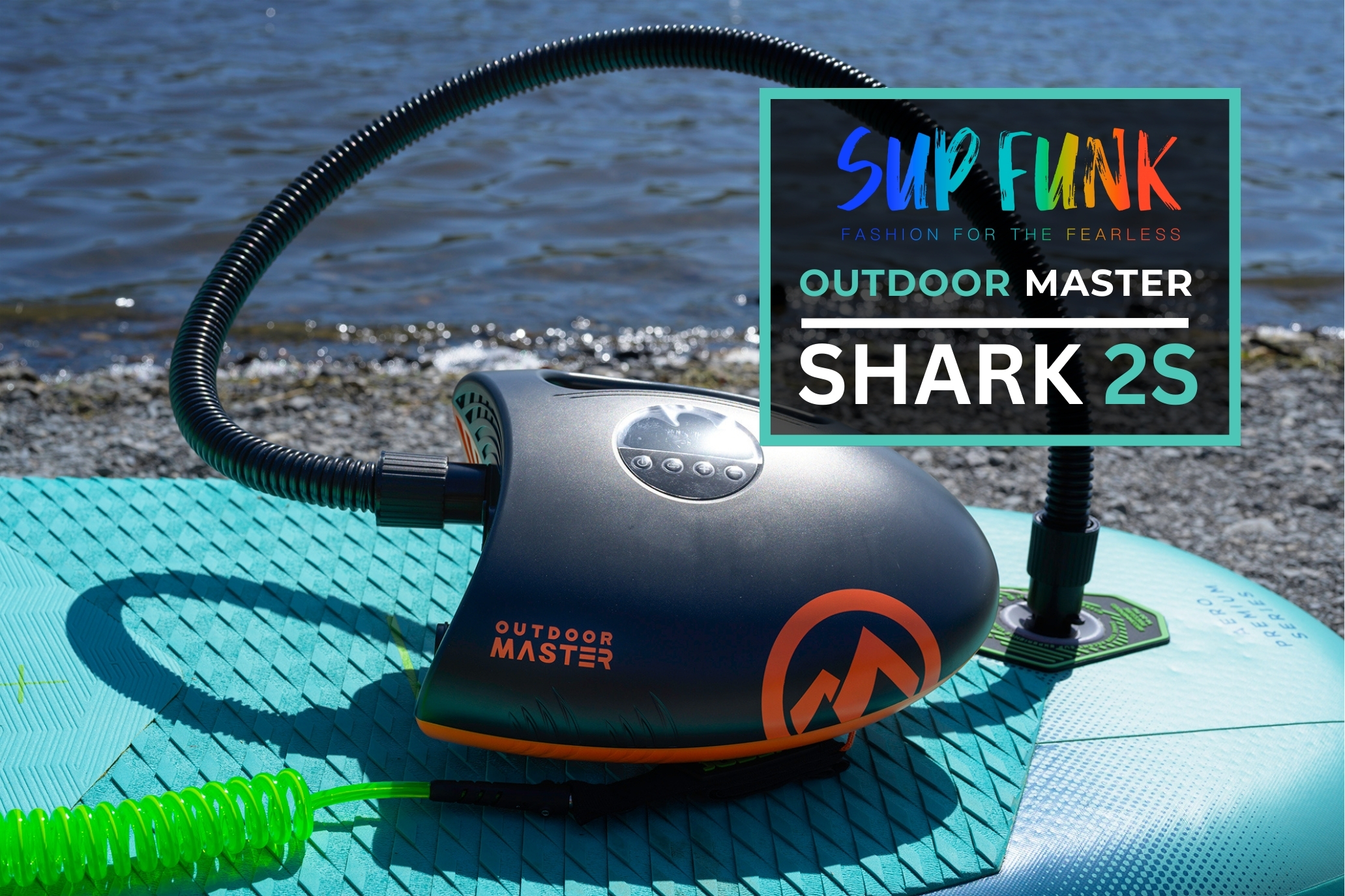 outdoor-master-shark-2S-review Outdoor Master Shark 2S Review -Rechargeable Electric Paddleboard pump