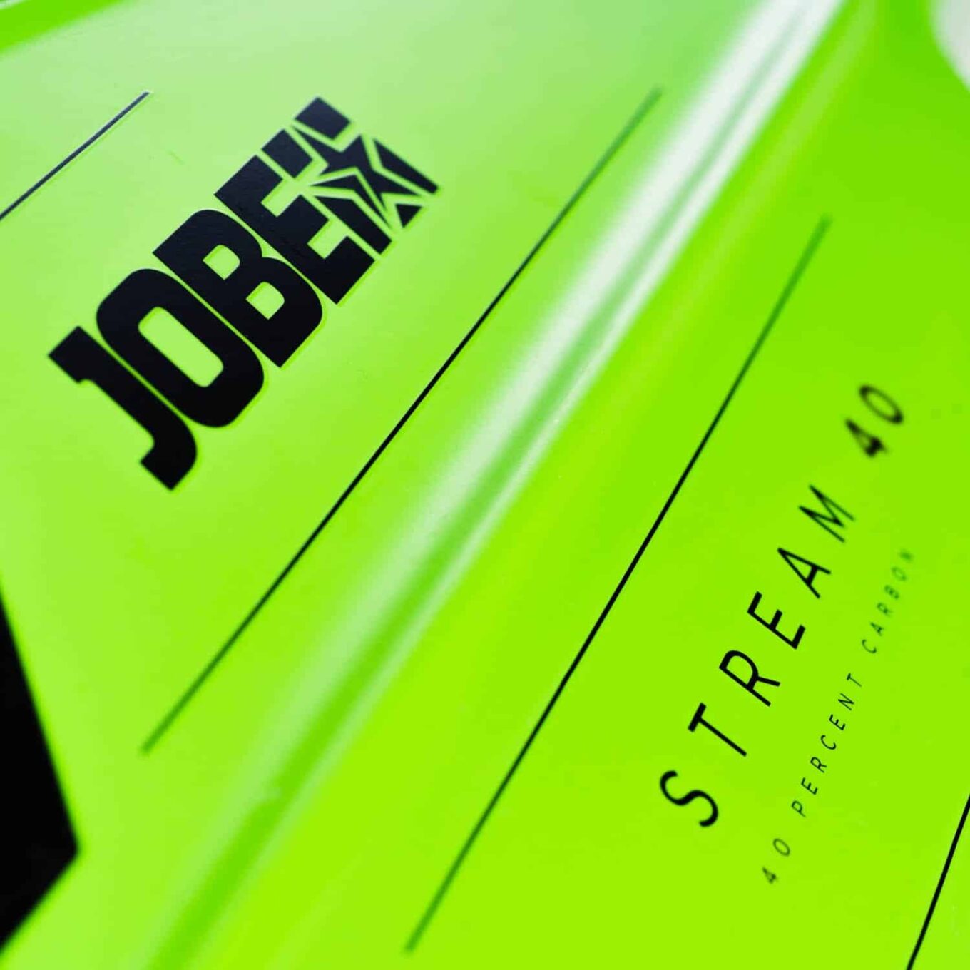 Jobe SUP Paddle - Stream Carbon 40 Lime 3-piece