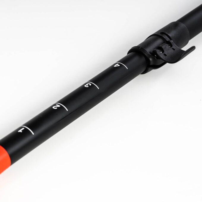 Jobe Stream Carbon 40 SUP Paddle 3 Piece in Orange Handle adjustment