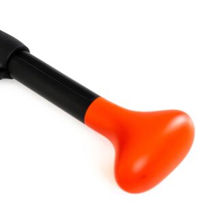 Jobe Stream Carbon 40 SUP Paddle 3 Piece in Orange Handle Close up