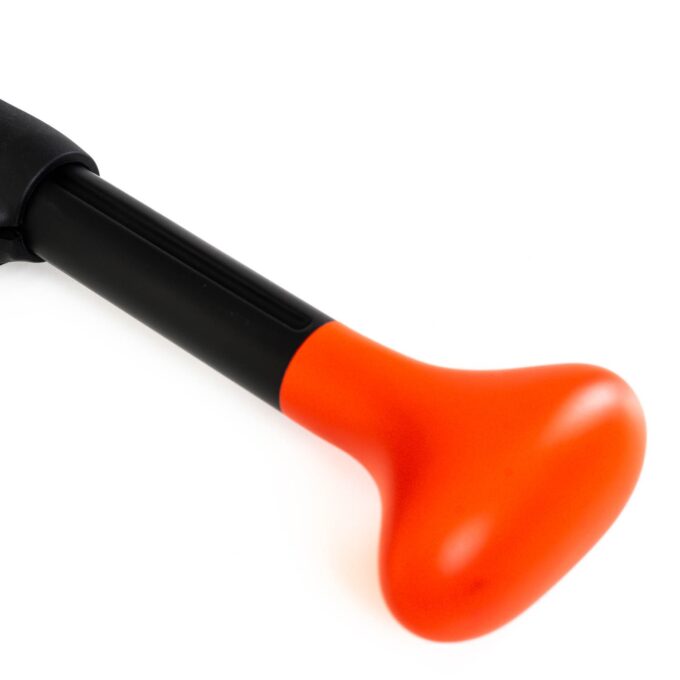 Jobe Stream Carbon 40 SUP Paddle 3 Piece in Orange Handle Close up