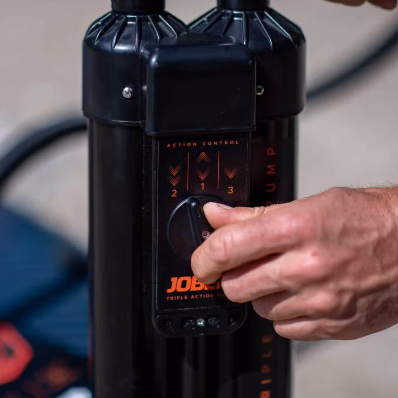 Jobe Triple Action SUP Pump Action Shot 2