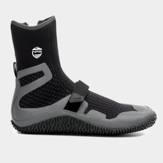 NRS Men's Paddle Wetshoe Black - Right Side View