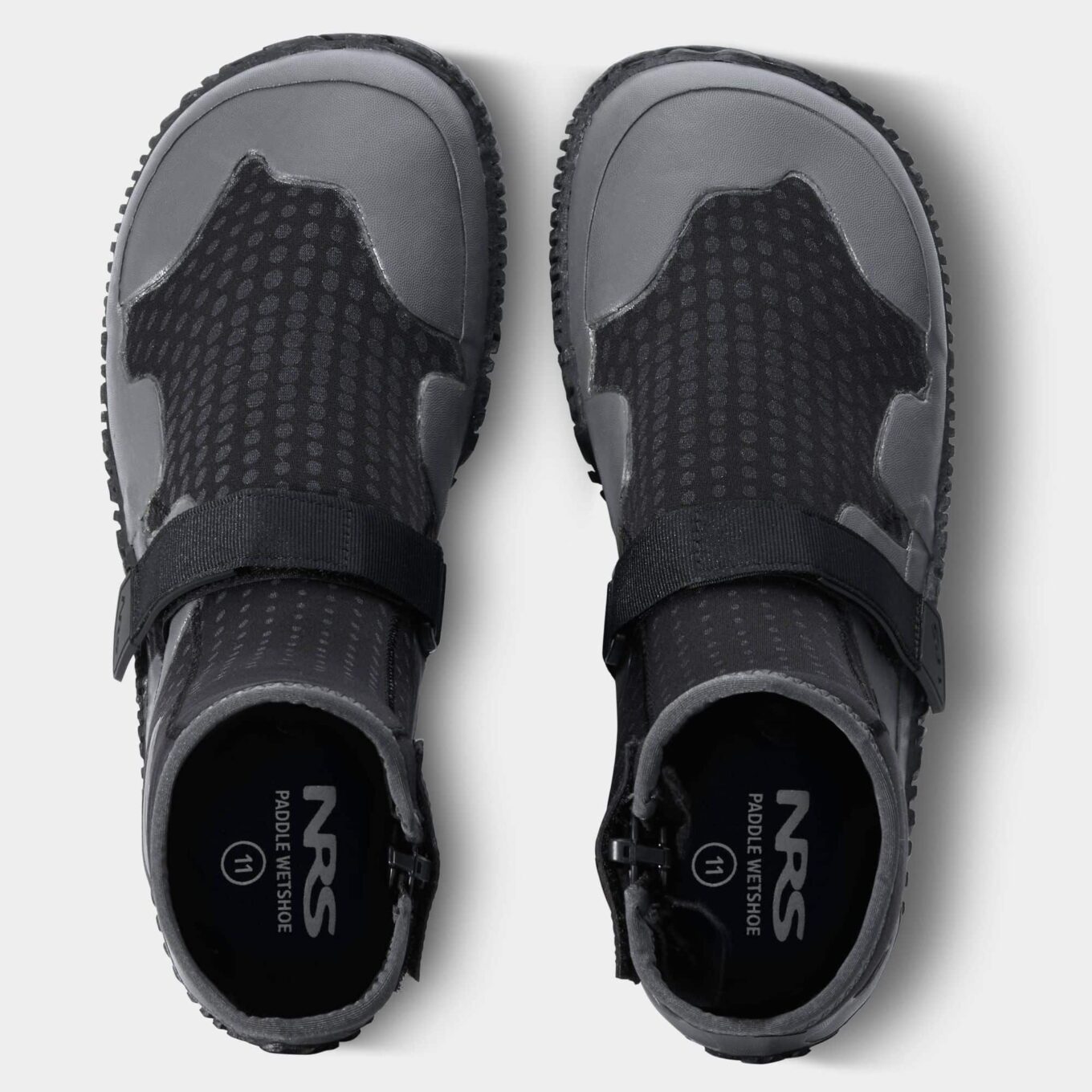 NRS Men's Paddle Wetshoe Black - Top view