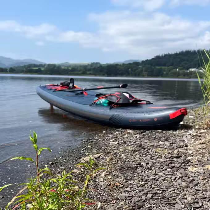 Touring inflatable paddle boards