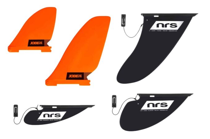 Paddle board fin types and fin size comparison
