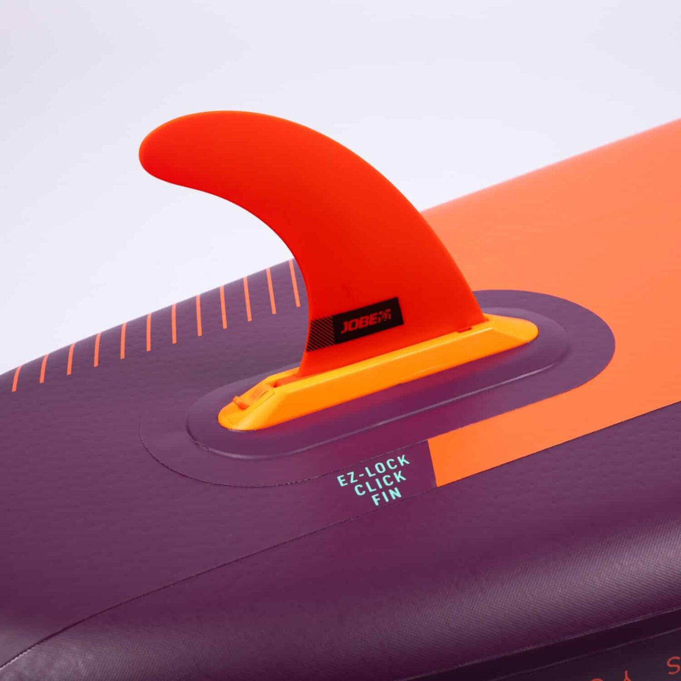 Jobe Duna 11.6 Inflatable SUP Paddleboard Purple - Closeup Fin