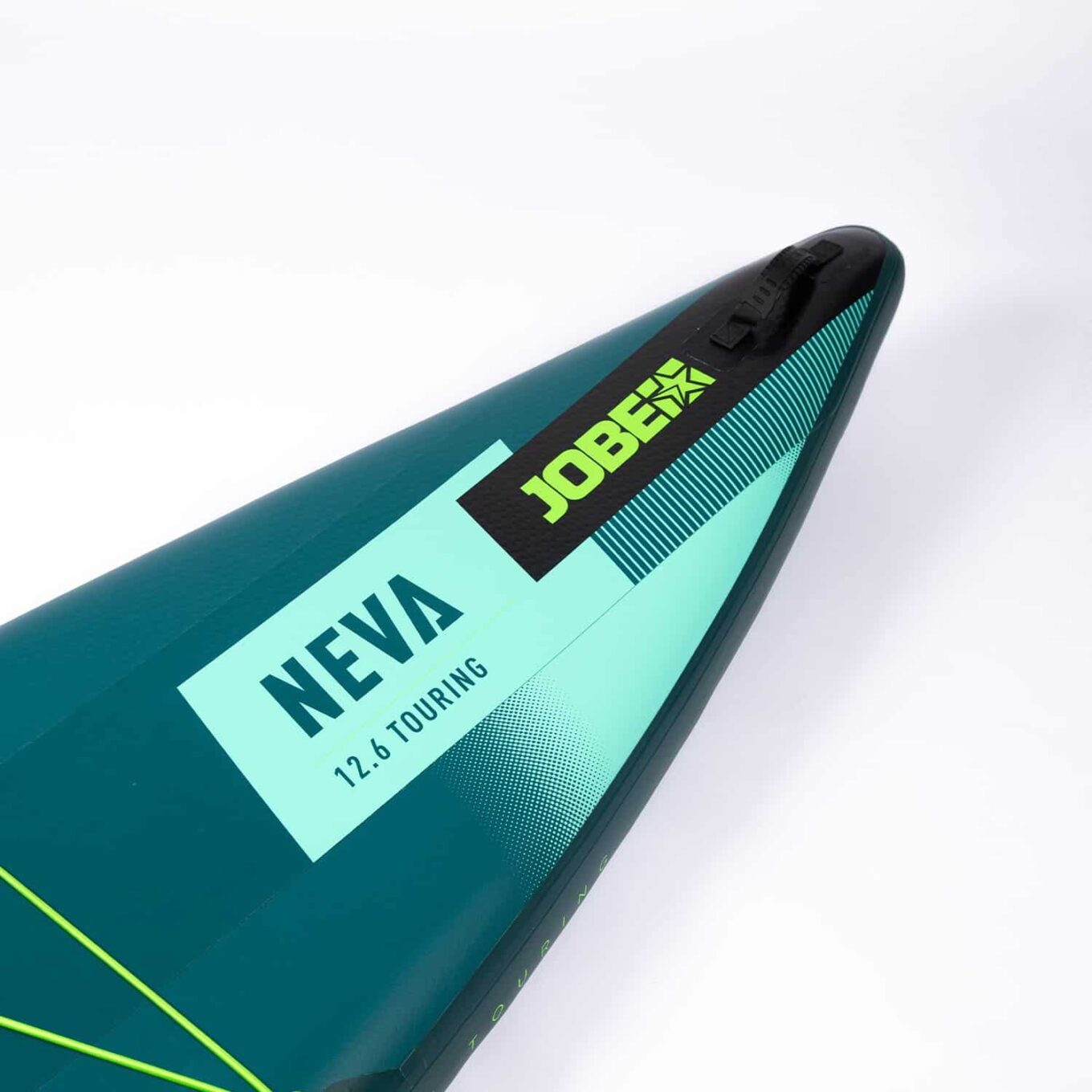 Jobe Neva 12ft6 Inflatable SUP Paddleboard - Closeup Board Front