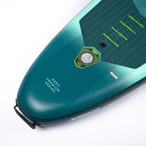 Jobe Neva 12ft6 Inflatable SUP Paddleboard - Closeup Halkey Roberts Valve