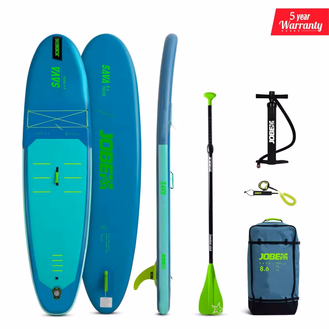 Jobe Aero Sava SUP Lite Board Package - 5 Year Warranty
