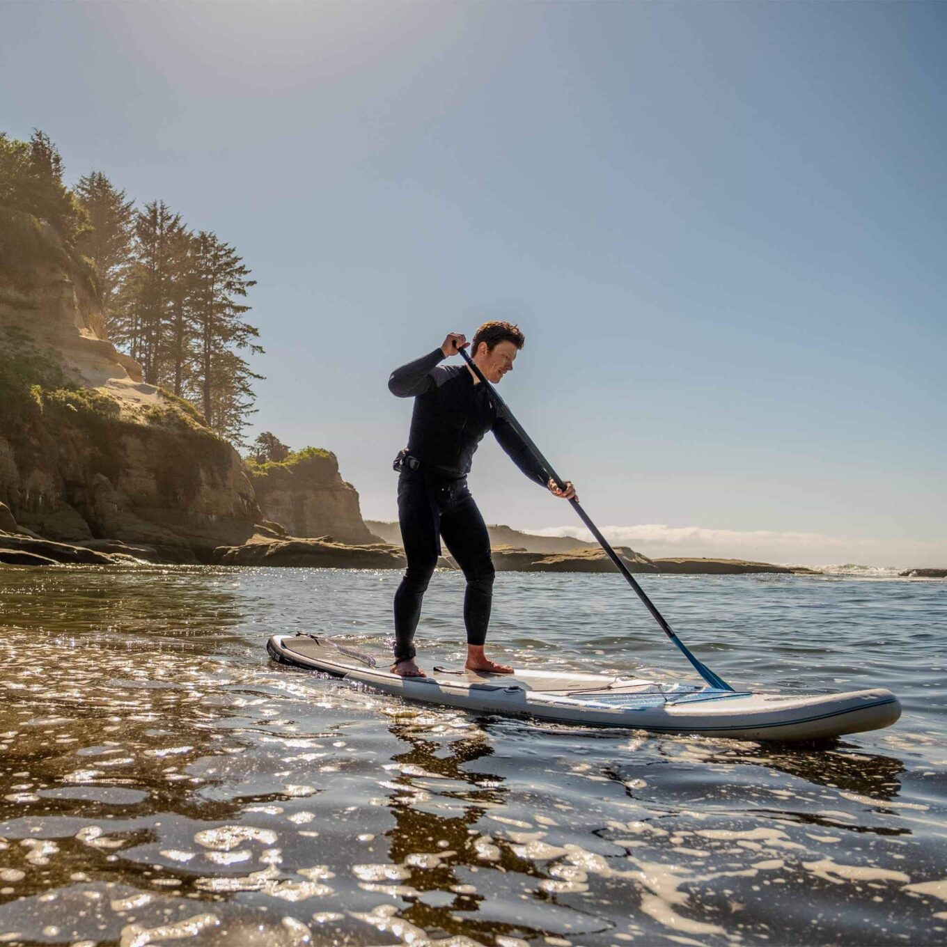 NRS Jukdo Paddle Board Action Shot 2