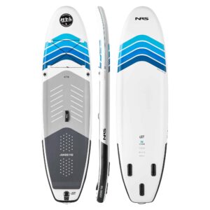 NRS Jukdo Paddle Board Top, Side and Bottom View
