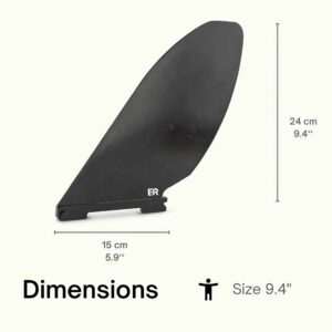 SUP Touring Fin Quick Lock Eisbach Riders - Fin Dimensions