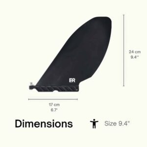 SUP Touring Fin US Box Dimensions by Eisbach Riders