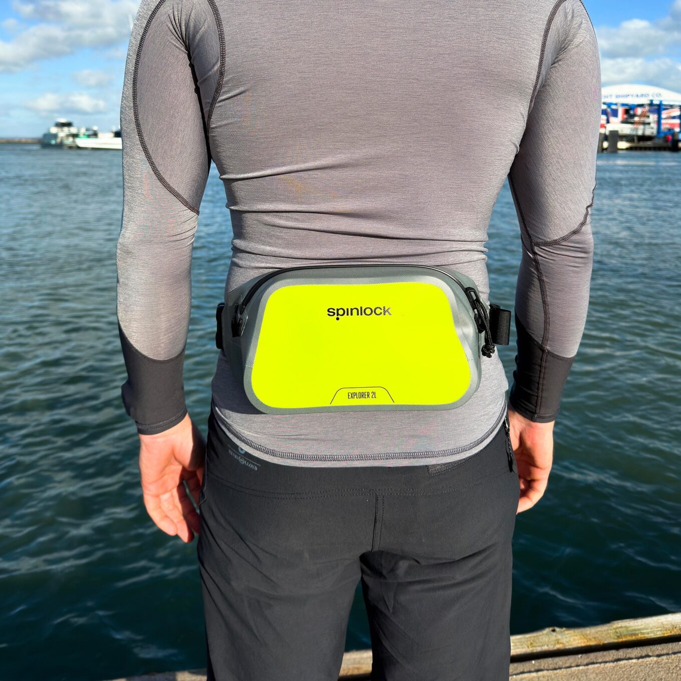 Spinlock Explorer 2L Waterproof Belt Pack Actionshot 2