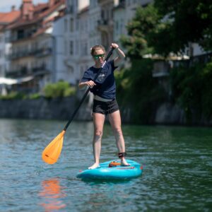 Jobe Aluminium 3-piece SUP Paddle Orange - On the Water