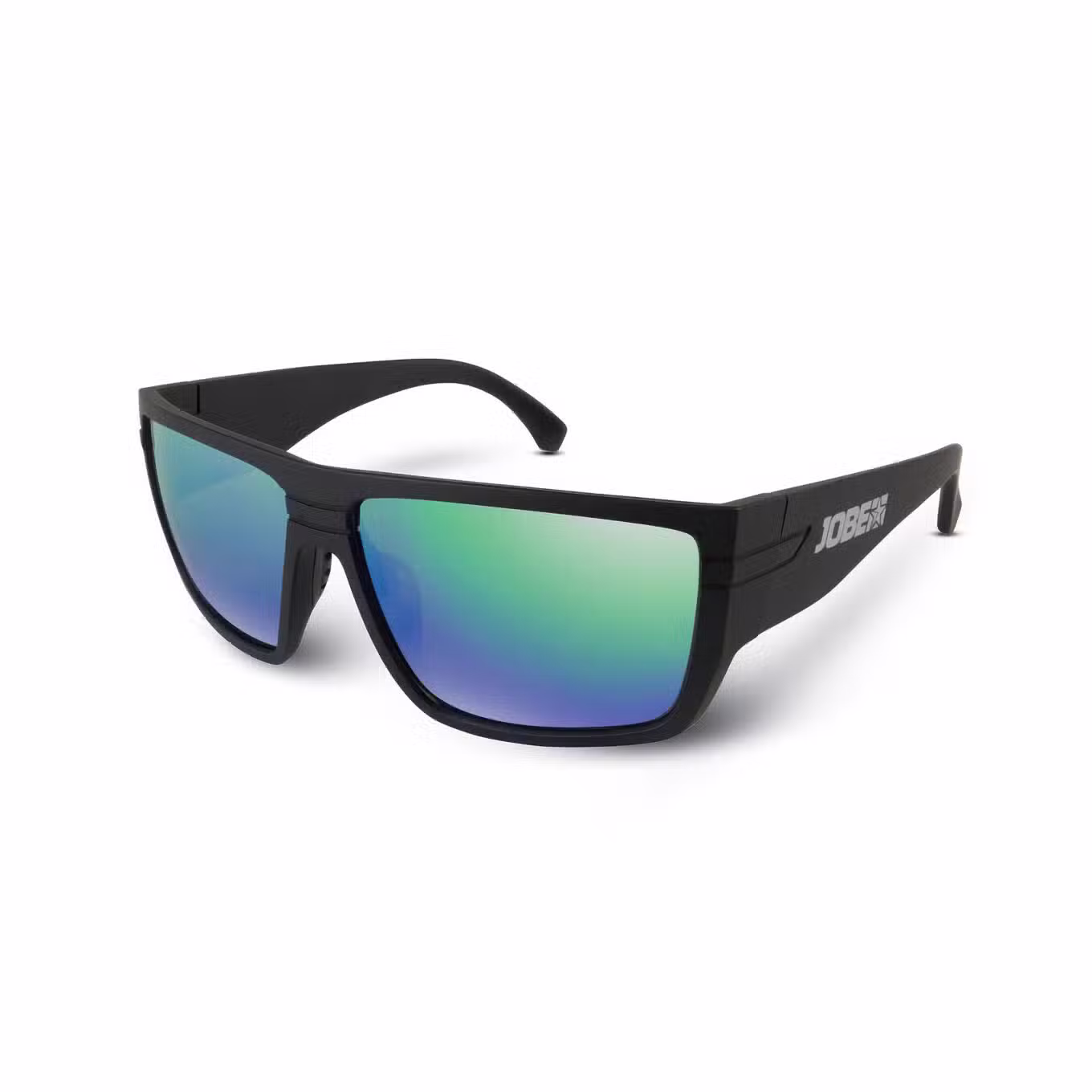 Jobe Beam Floatable Sunglasses - Black Frame and Green Lenses