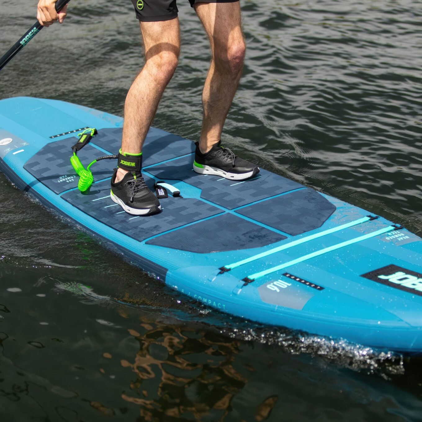 Jobe Rasa Compact SUP Board Action Shot - Close Up