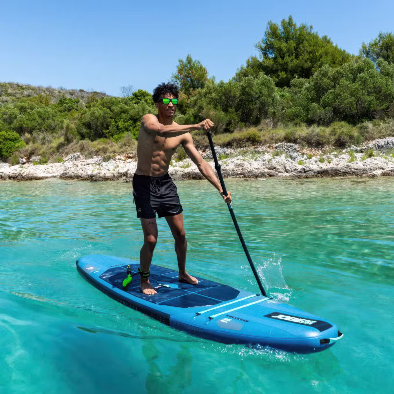 Jobe Rasa Compact SUP Board Action Shot