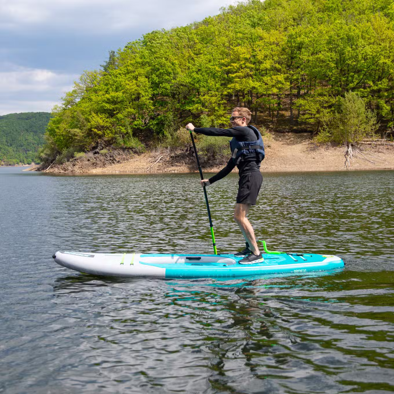 Jobe Tana Hybrid SUP Premium Board Paddling Action Shot