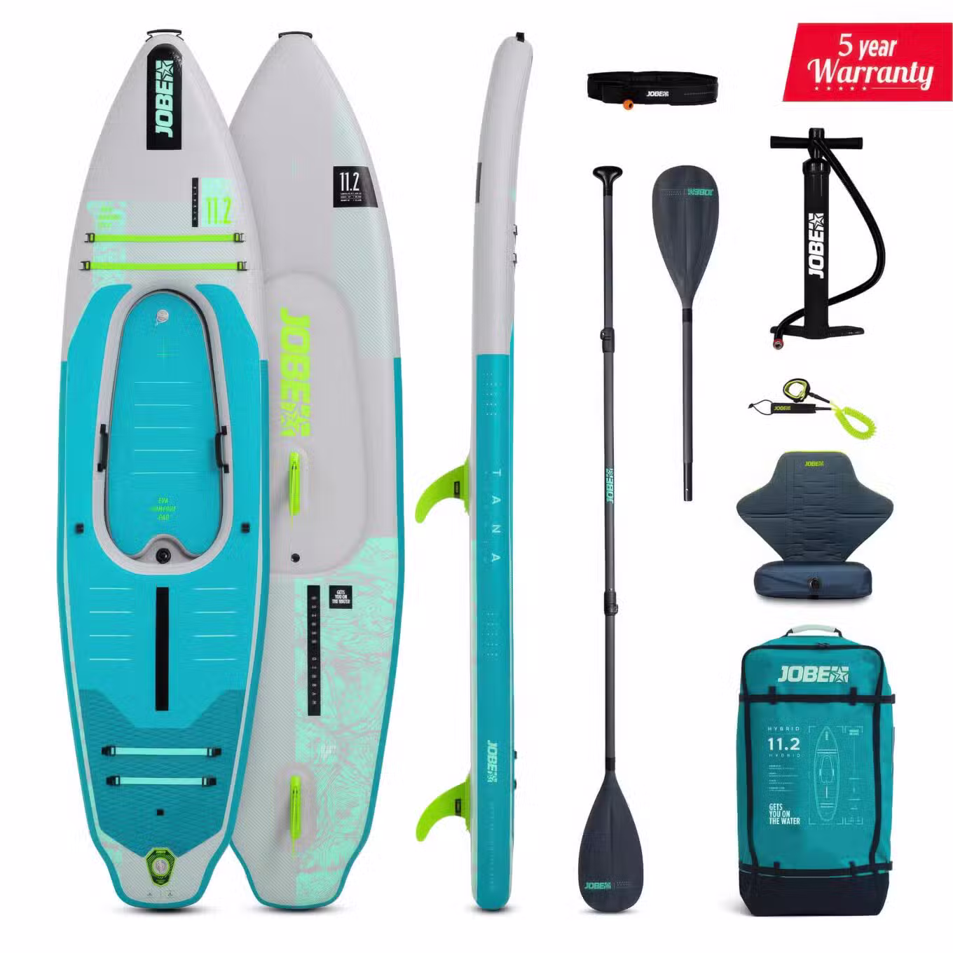 Jobe Tana Hybrid SUP Premium Board package Warranty