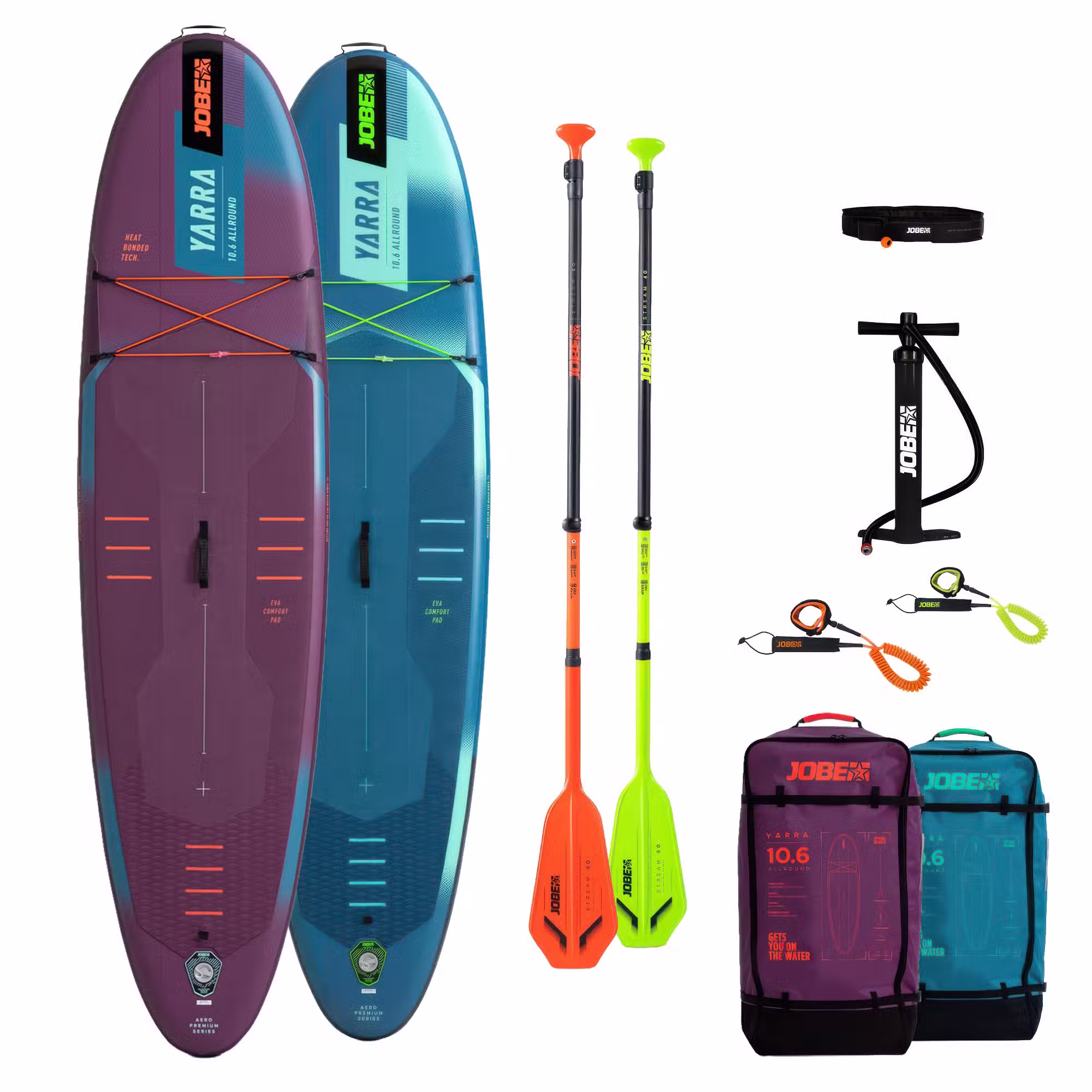 Jobe Yarra 10.6 Inflatable Paddle Board Package | All Round SUP