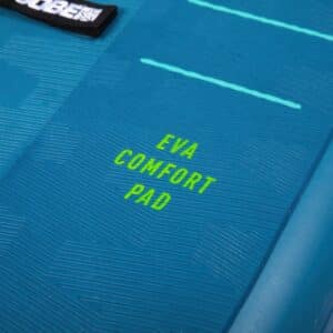 Jobe Yarra 10.6 Inflatable Paddle Board Steel Blue Deck Pad Close Up