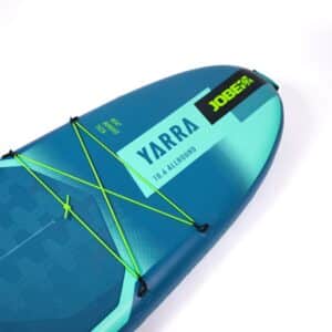Jobe Yarra 10.6 Inflatable Paddle Board Steel Blue Front View Close Up