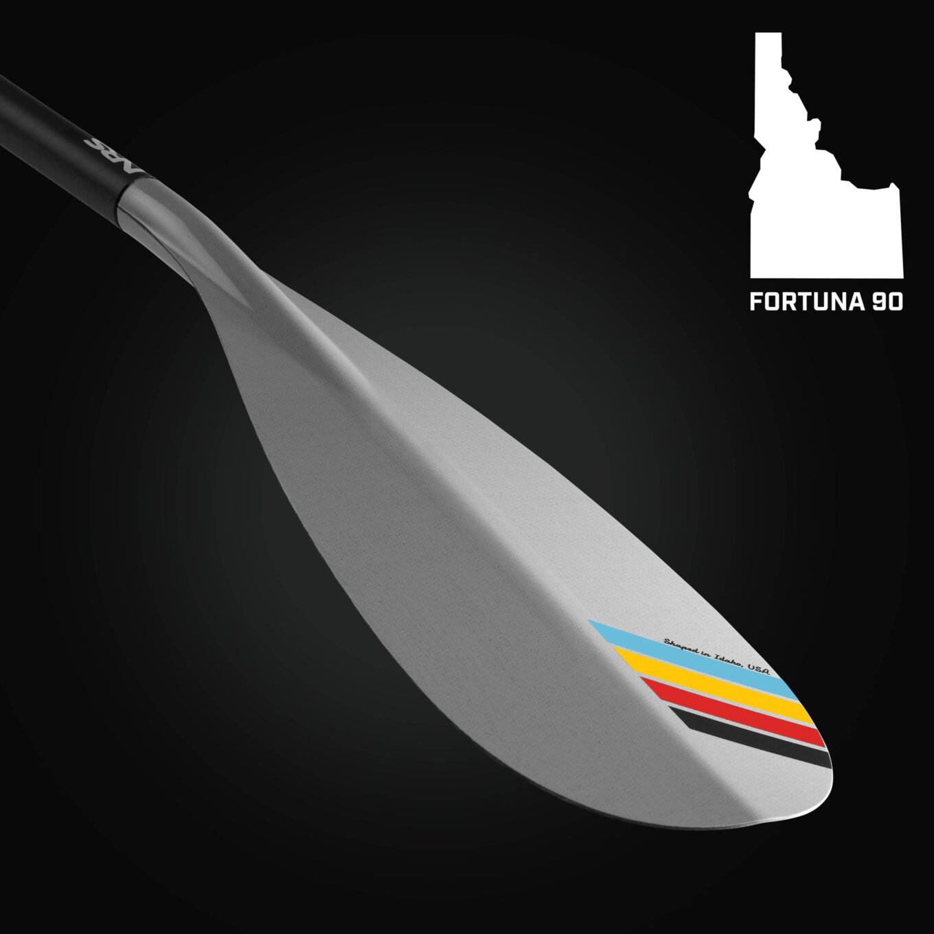 NRS Fortuna 90 Adjustable SUP Paddle Blade Back Colour Silver