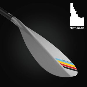 NRS Fortuna 90 Adjustable SUP Paddle Blade Back Colour Silver