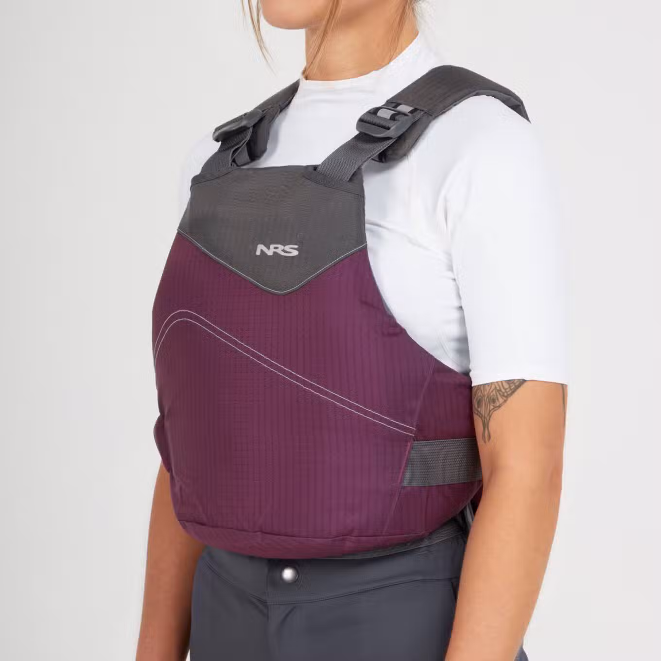 NRS Vapor PFD Plum Model Left