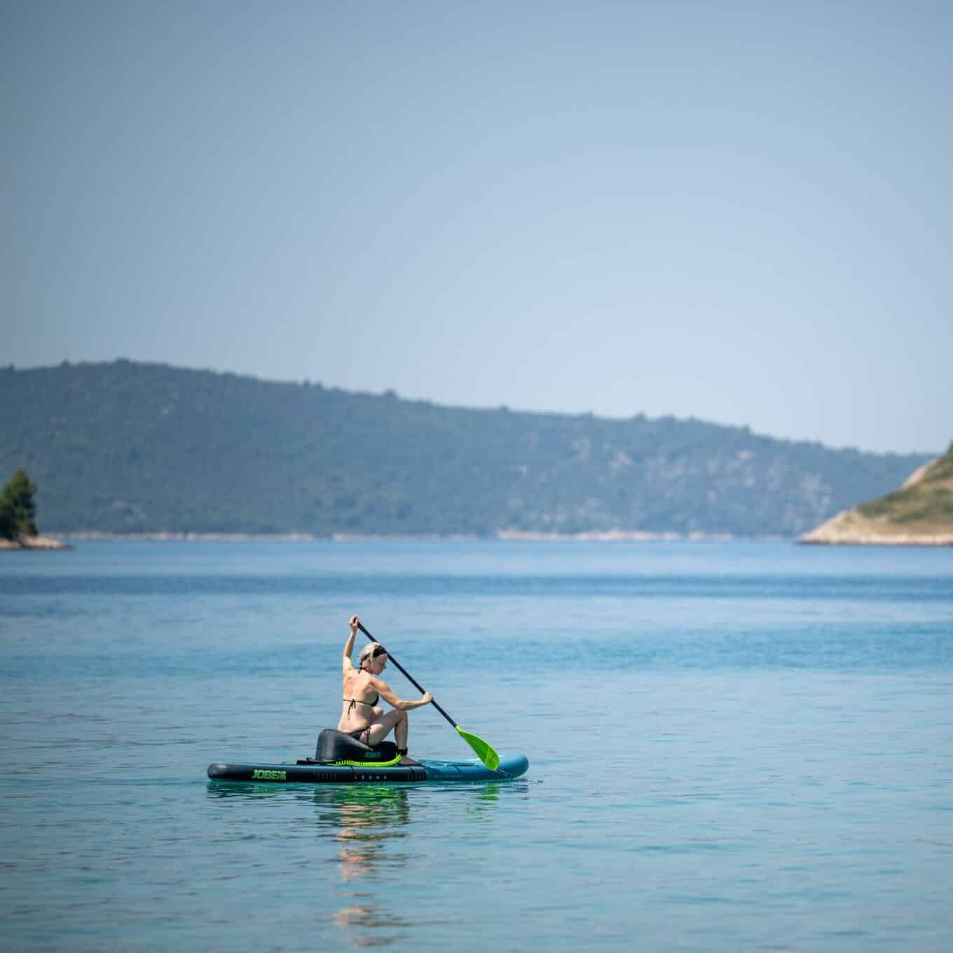JOBE Inflatable SUP Seat Action Shot 3