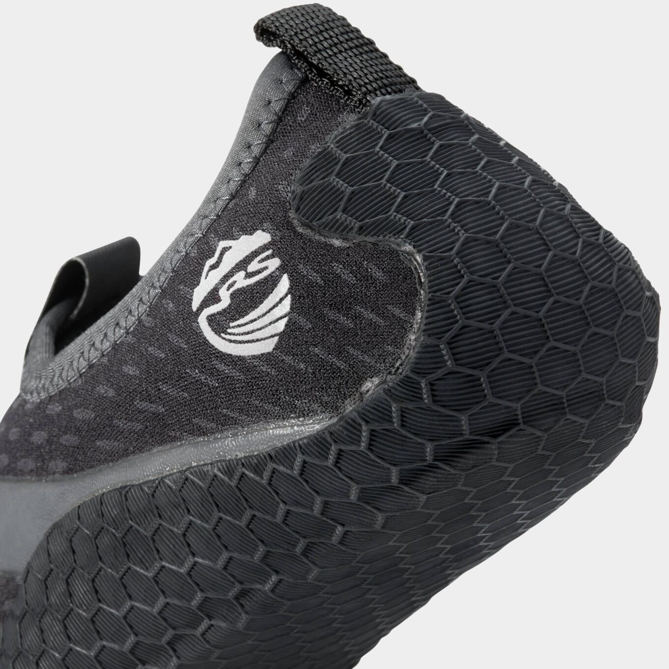 NRS Mens Arroyo Wetshoe Black Heel Detail View